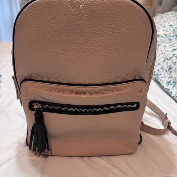 Kate Spade Blush and Black Backpack - Picture 2 of 10